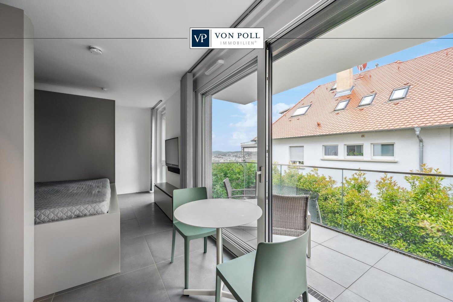Wohnung zum Kauf 217.000 € 1 Zimmer 25,8 m²<br/>Wohnfläche Erdgeschoss<br/>Geschoss Kräherwald Stuttgart 70193