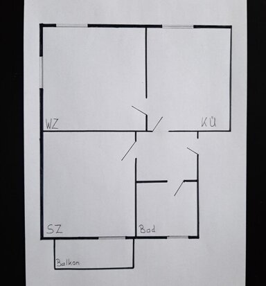 Wohnung zur Miete 520 € 2,5 Zimmer 45,6 m² frei ab 29.01.2025 Marienbader Str. 2 Hombruch Dortmund 44225