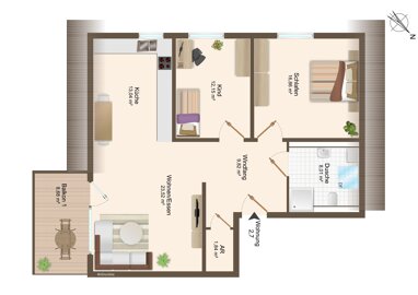 Wohnung zum Kauf 346.000 € 3 Zimmer 84,4 m² Watterdingen Tengen 78250