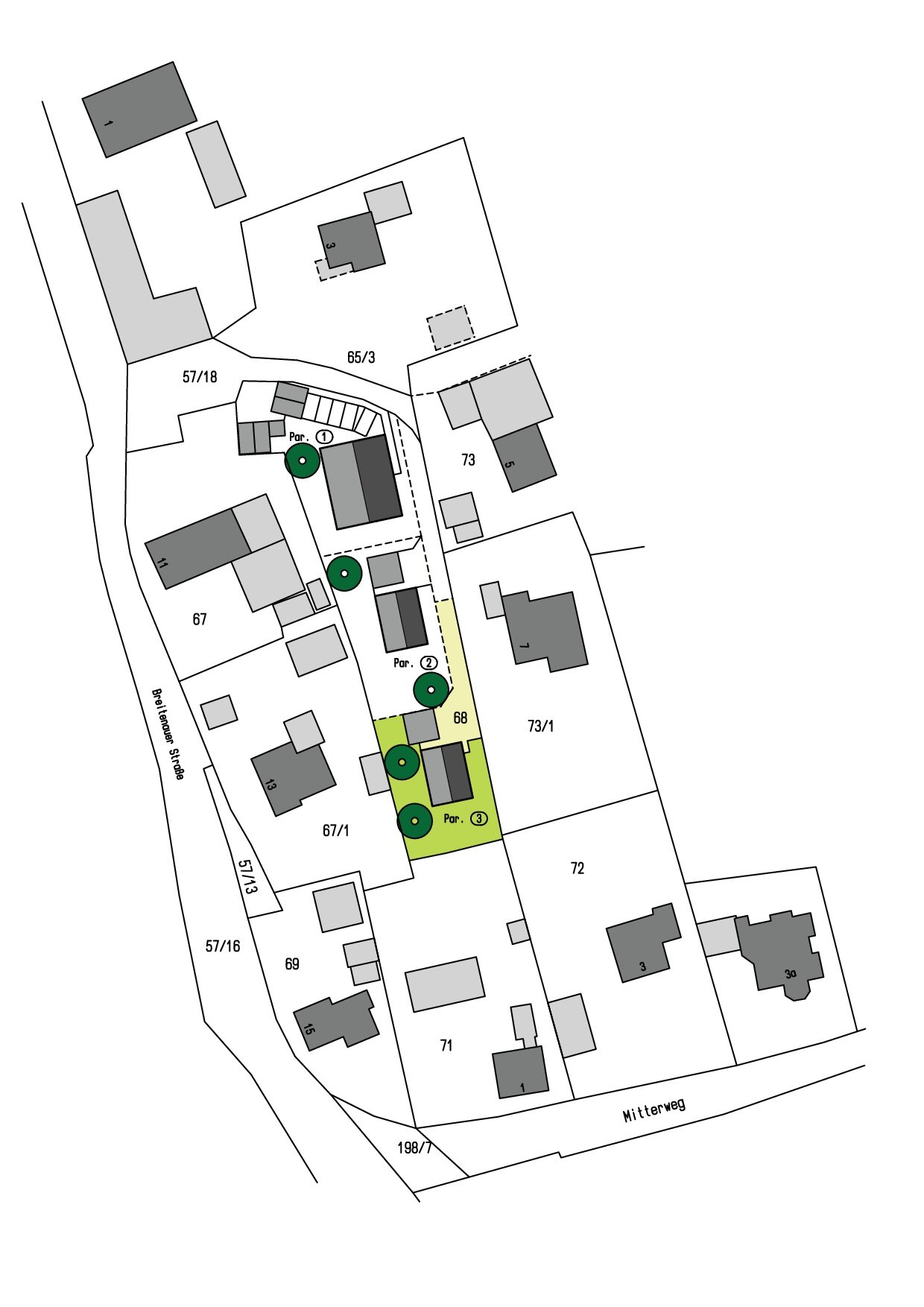 Grundstück zum Kauf Provisionsfrei 201.300 € 671 m²<br/>Grundstück Breitenauer Str. 9 Hofdorf Mengkofen 84152