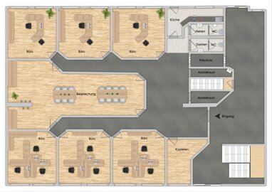 Bürofläche zur Miete 2.560 € 7 Zimmer 320 m² Bürofläche Sittensen Sittensen 27419