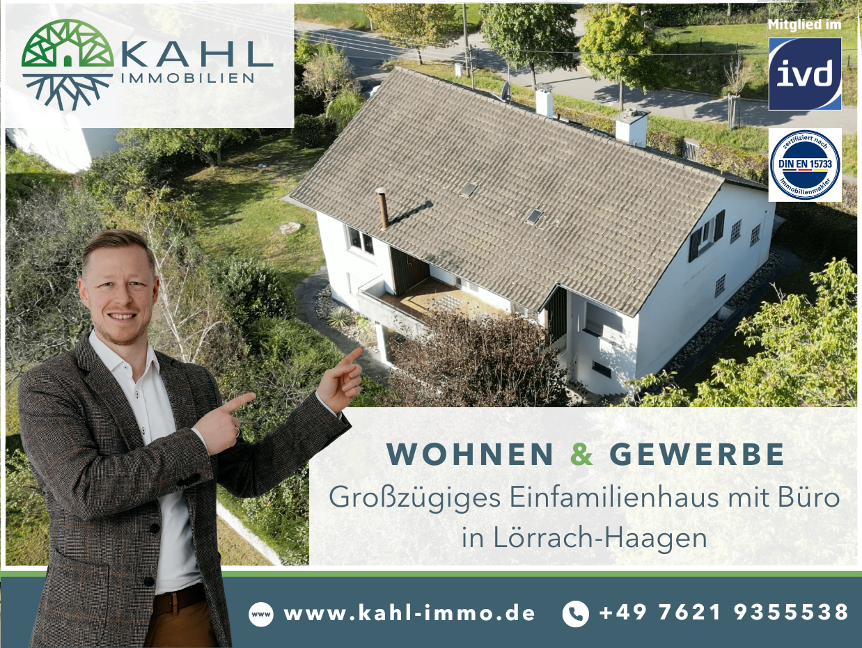 Einfamilienhaus zum Kauf provisionsfrei 795.000 € 8 Zimmer 300 m²<br/>Wohnfläche 913 m²<br/>Grundstück Haagen Lörrach 79541