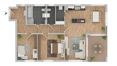 Wohnung zur Miete 1.567 € 3 Zimmer 98 m² EG frei ab sofort Seligenthaler Straße 18 Nikola Landshut 84034