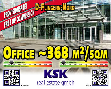 Bürofläche zur Miete provisionsfrei 13 € 368 m² Bürofläche Düsseltal Düsseldorf 40237