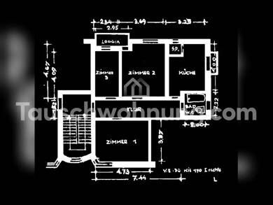 Wohnung zur Miete Tauschwohnung 880 € 2,5 Zimmer 74 m² 1. Geschoss Eimsbüttel Hamburg 20255