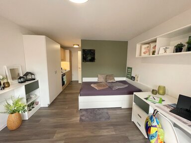 Studio zur Miete 630 € 1 Zimmer 32 m² 4. Geschoss frei ab sofort Königturmstraße 39 Innere Weststadt Schwäbisch Gmünd 73525