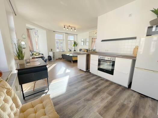 Wohnung zur Miete 700 € 1 Zimmer 40 m² Geschoss -2/4 frei ab sofort Karl-Heine-Straße 66 Plagwitz Leipzig 04229