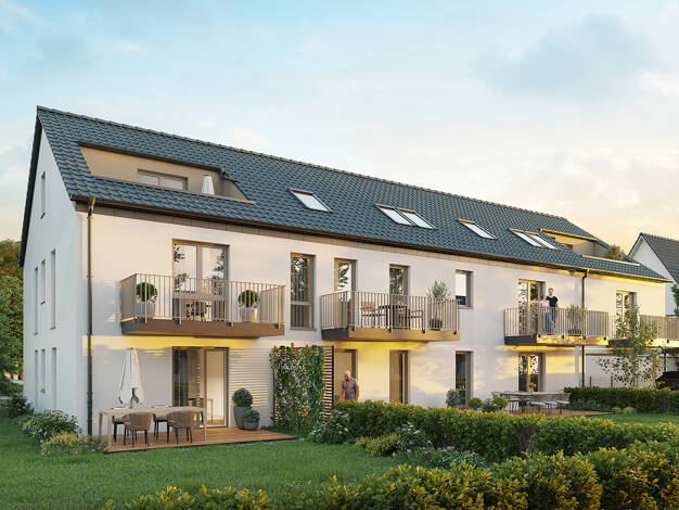 Wohnung zum Kauf - Neubau provisionsfrei 523.000 € 3 Zimmer 83 m² 1. Geschoss Dechsendorfer Platz 3 Dechsendorf Erlangen 91052