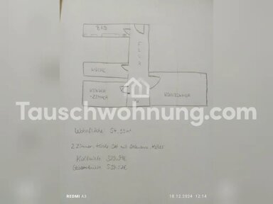 Wohnung zur Miete nur mit Wohnberechtigungsschein Tauschwohnung 330 € 2 Zimmer 55 m² 4. Geschoss Französisch Buchholz Berlin 13088