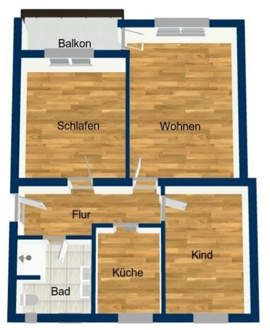 Wohnung zum Kauf 339.000 € 3 Zimmer 68 m² Universität Regensburg 93053