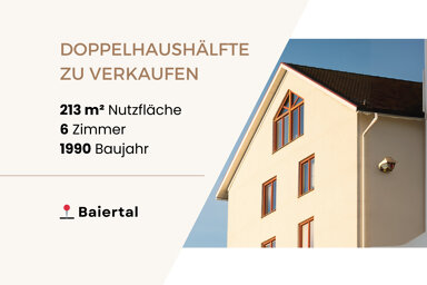 Doppelhaushälfte zum Kauf 569.000 € 6 Zimmer 213 m² 351 m² Grundstück Baiertal Wiesloch 69168