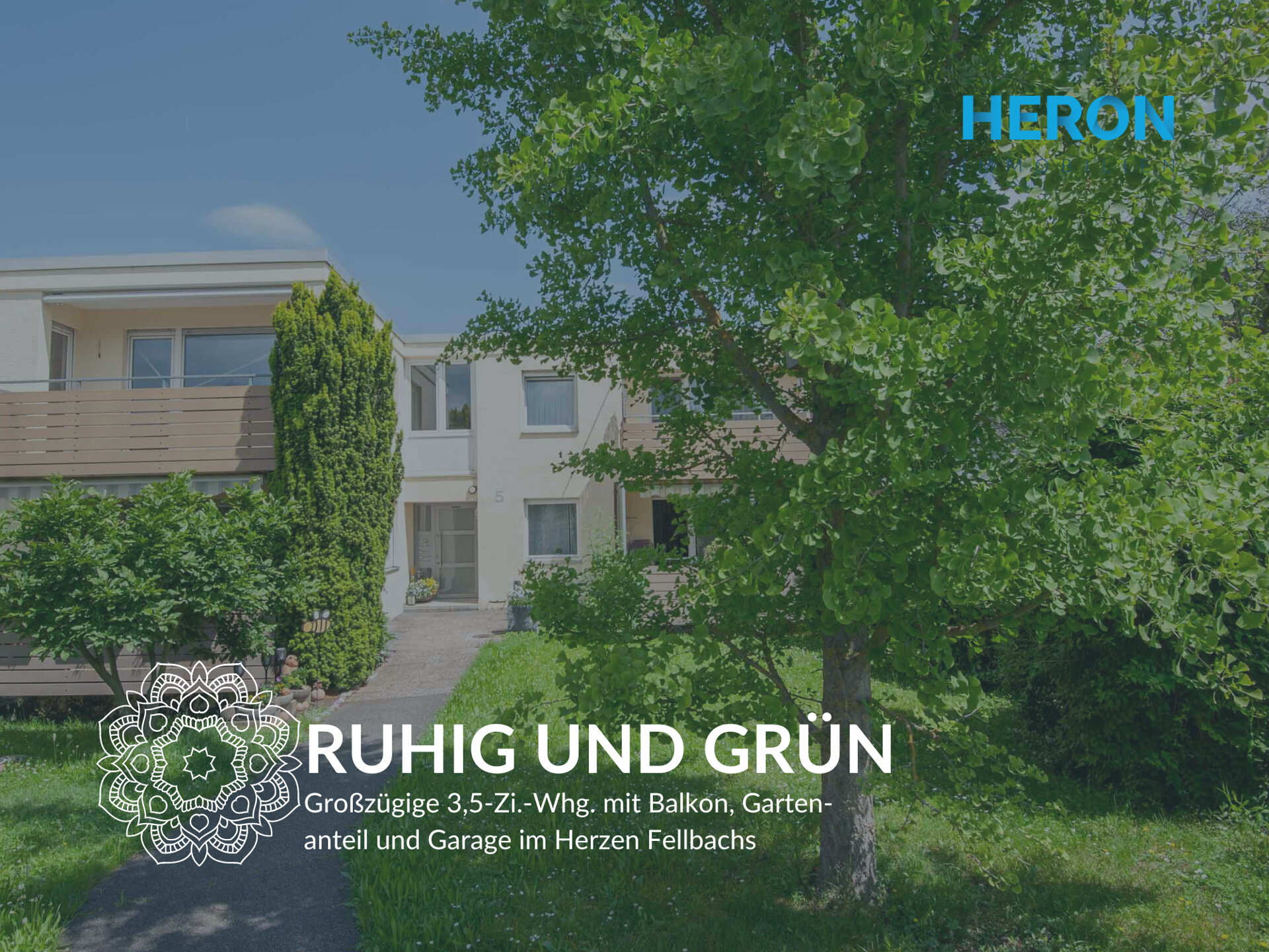 Wohnung zum Kauf 456.000 € 3,5 Zimmer 105 m²<br/>Wohnfläche Erdgeschoss<br/>Geschoss Fellbach - Kernstadt Fellbach 70734