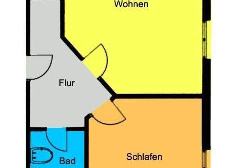 Wohnung zur Miete 375 € 2 Zimmer 47,2 m² Coswig 01640