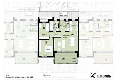 Wohnung zum Kauf 446.400 € 3 Zimmer 85,9 m² 2. Geschoss August-Ruf-Straße 25 Ekkehard - Realschule 3 Singen (Hohentwiel) 78224