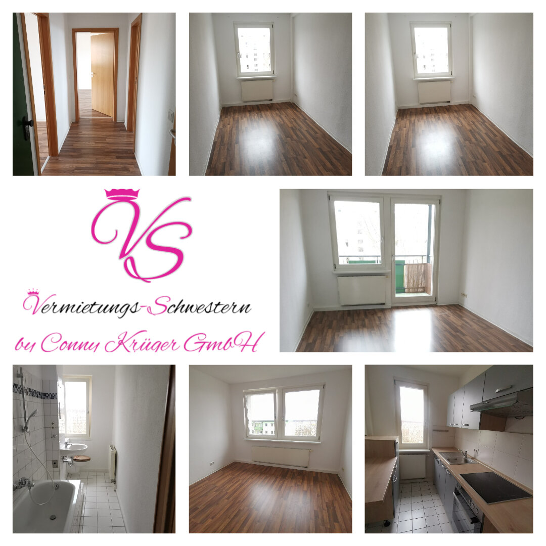 Wohnung zur Miete 380 € 3 Zimmer 59,7 m²<br/>Wohnfläche 4.<br/>Geschoss Geibelstraße 164 Gablenz 246 Chemnitz 09127