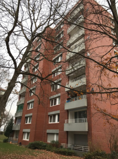 Wohnung zur Miete 630 € 3 Zimmer 76,6 m² 8. Geschoss frei ab sofort Köpenicker Straße 4 Hochfeld Wiesbaden 65205