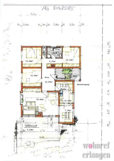 Wohnung zur Miete Wohnen auf Zeit 2.415 € 5 Zimmer 112 m² frei ab sofort Frauenaurach Erlangen 91056