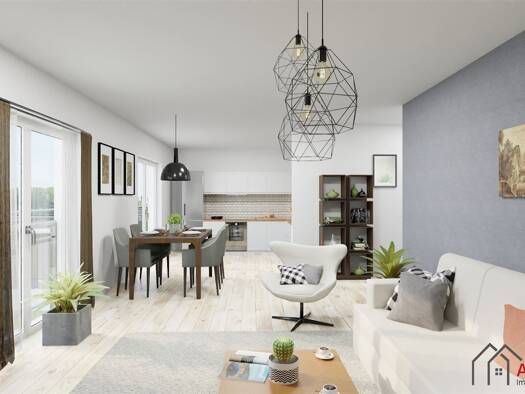 Wohnung zum Kauf - Erstbezug provisionsfrei als Kapitalanlage geeignet 242.000 € 2 Zimmer 62,1 m² Dombühl 91601