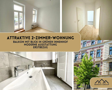 Wohnung zur Miete 689 € 2 Zimmer 45,9 m² EG Altlindenau Leipzig 04177