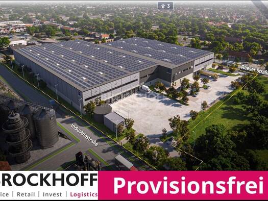 Halle/Industriefläche zur Miete provisionsfrei 13.709 m² Lagerfläche teilbar ab 5.476 m² Emmerich 46446