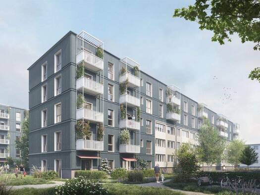 Wohnung zur Miete - Erstbezug nur mit Wohnberechtigungsschein 353 € 2 Zimmer 48,6 m² frei ab 01.02.2026 Dahrendorfweg 1d Horn Hamburg 22119
