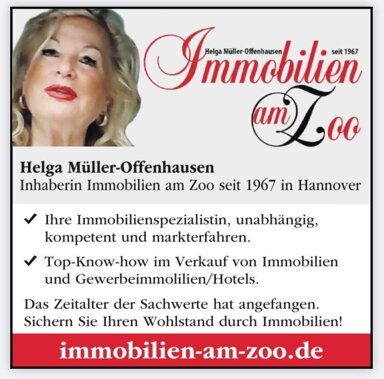 Penthouse zum Kauf 650.000 € 4 Zimmer 170 m² 3. Geschoss Zoo Hannover 30175