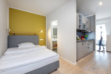 Wohnung zur Miete Wohnen auf Zeit 2.490 € 1 Zimmer 25 m² frei ab sofort Zentrum Leipzig 04109