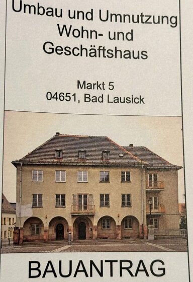 Mehrfamilienhaus zum Kauf provisionsfrei 349.500 € 20 Zimmer 573 m² 810 m² Grundstück Markt 5 Bad Lausick Bad Lausick 04651