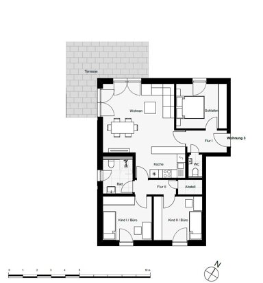 Wohnung zur Miete 1.595 € 4 Zimmer 86 m² 1. Geschoss frei ab sofort Grube Carl Frechen 50226