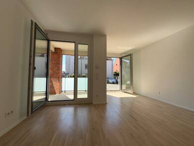 Wohnung zur Miete - Neubau 635 € 1 Zimmer 31,9 m² EG Bahnhofstr. 75 Asperg 71679