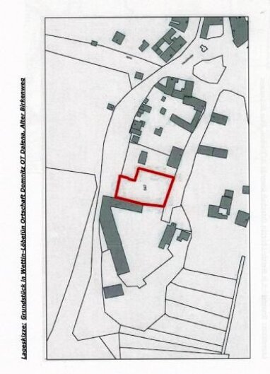 Grundstück zum Kauf Provisionsfrei 24.500 € 1.489 m² Grundstück Alter Birkenweg, links neben Nr. 2 Dalena Wettin-Löbejün 06193