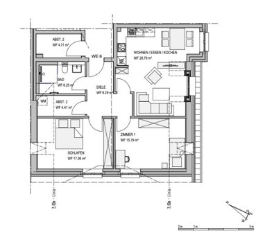 Wohnung zur Miete 936,24 € 3 Zimmer 78,6 m² 1. Geschoss Wulfsen 21445