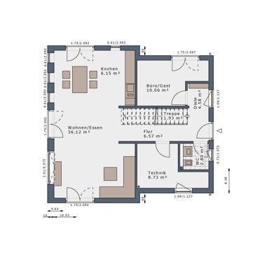 Einfamilienhaus zum Kauf provisionsfrei 599.000 € 5 Zimmer 141 m² 499 m² Grundstück Unterhausen Lichtenstein 72805