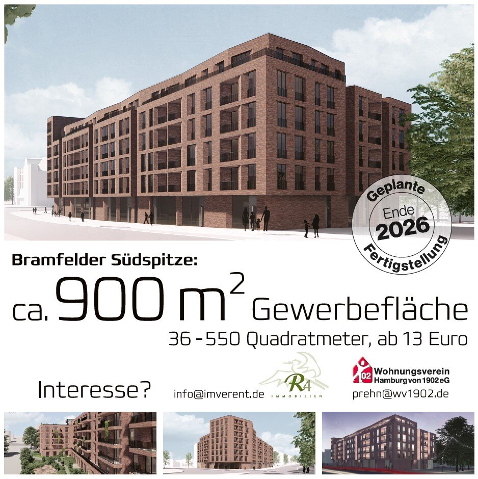 Bürofläche zur Miete provisionsfrei 13 € 39 m²<br/>Bürofläche Bramfelder Chaussee 11 Bramfeld Hamburg 22177