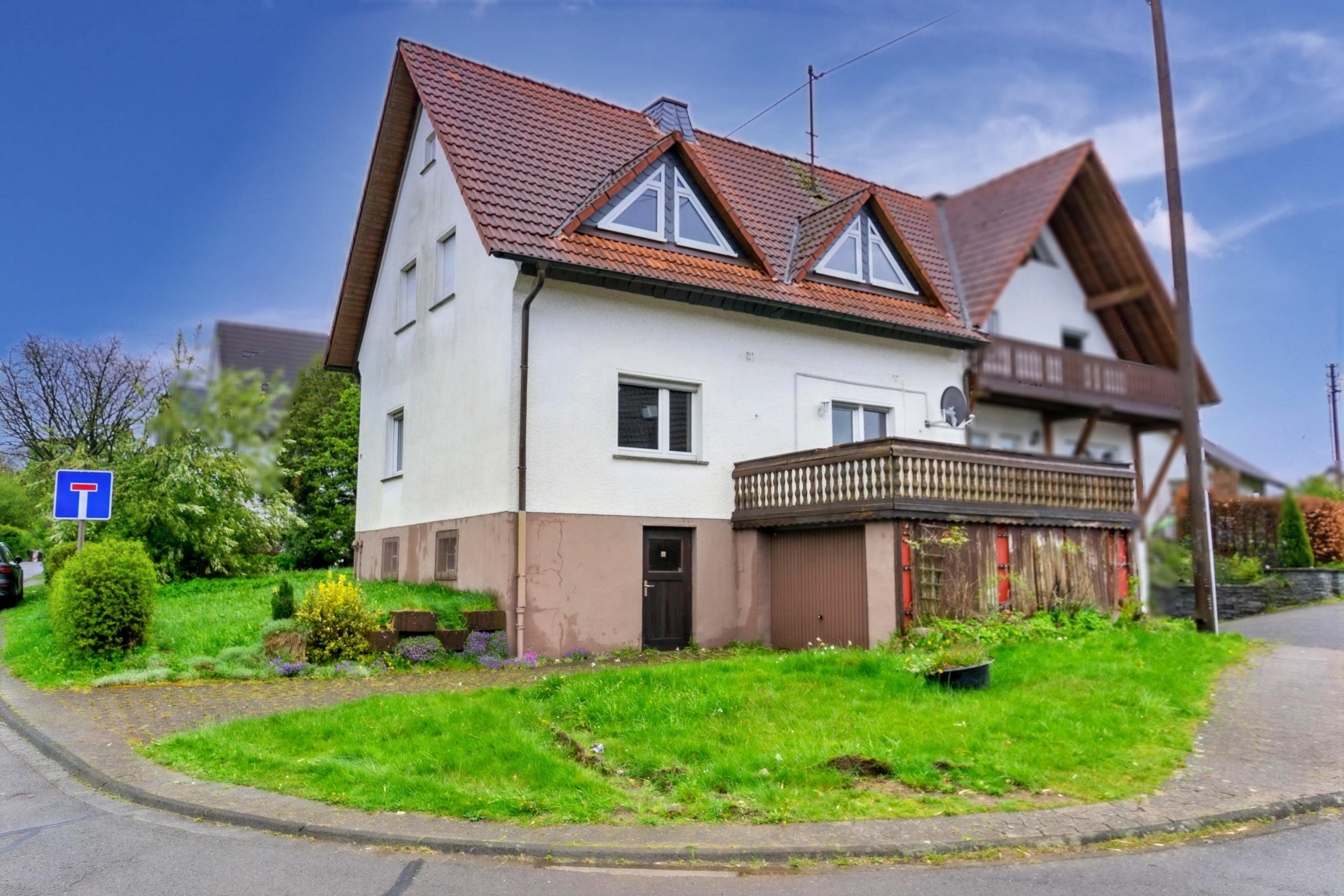 Doppelhaushälfte zum Kauf 160.000 € 5 Zimmer 86 m²<br/>Wohnfläche 377 m²<br/>Grundstück Hünsborn Wenden 57482