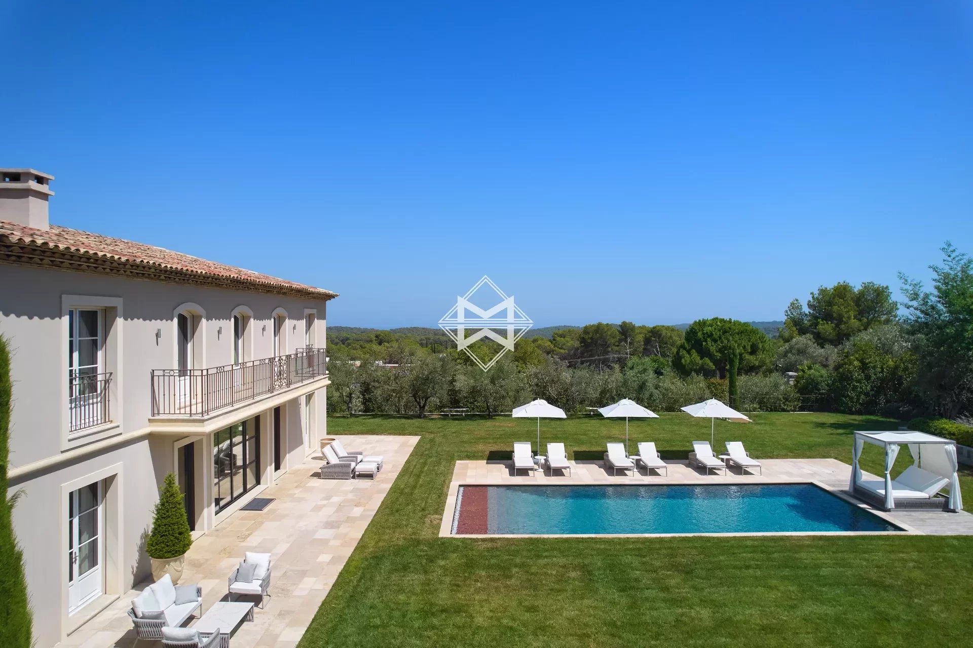 Villa zum Kauf provisionsfrei 6.500.000 € 7 Zimmer 480 m²<br/>Wohnfläche 3.296 m²<br/>Grundstück Les Colles-Camp Lauvas-Font de l'Orme Mougins 06250