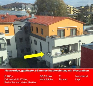 Wohnung zur Miete 760 € 2 Zimmer 66 m² 1. Geschoss Leitgrabenweg 2a Neumarkt Neumarkt in der Oberpfalz 92318
