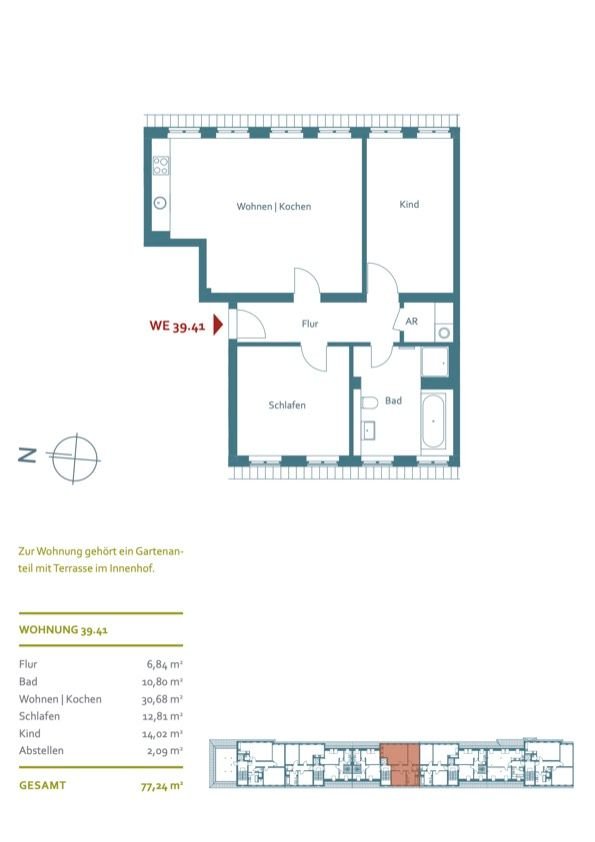 Wohnung zum Kauf Provisionsfrei 327.000 € 3 Zimmer 77 m²<br/>Wohnfläche 4. Stock<br/>Geschoss Ab sofort<br/>Verfügbarkeit Ilversgehofen Erfurt 99086