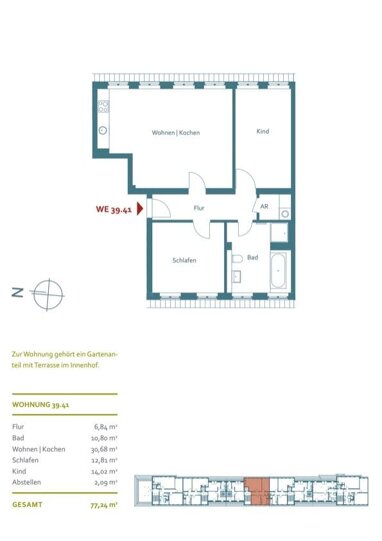Wohnung zum Kauf Provisionsfrei 327.000 € 3 Zimmer 77 m² 4. Geschoss frei ab sofort Ilversgehofen Erfurt 99086