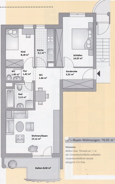 Apartment zur Miete 595 € 3 Zimmer 70 m² 2. Geschoss Am Mitteltännicht 18 Laubegast (Hallstädter Str.) Dresden 01279
