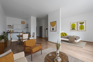 Wohnung zur Miete 829,70 € 1 Zimmer 50,6 m² 1. Geschoss Marienallee 10 Dresdner Heide Dresden 01099