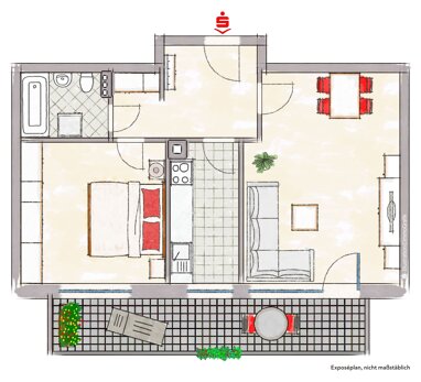 Wohnung zum Kauf 180.000 € 2 Zimmer 58 m² Gunzenhausen Gunzenhausen 91710