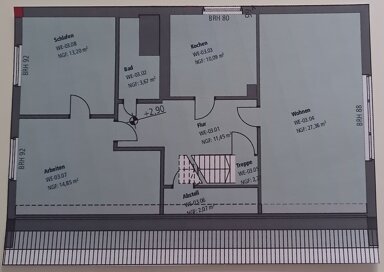 Wohnung zur Miete 860 € 3 Zimmer 87 m² 1. Geschoss Hemelingen Bremen 28309