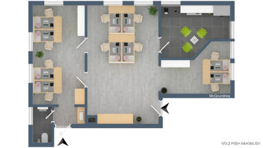 Bürofläche zur Miete 540 € 4 Zimmer 65 m² Bürofläche Ohmden 73275