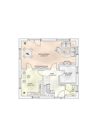 Einfamilienhaus zum Kauf Provisionsfrei 388.187 € 5 Zimmer 135 m² 610 m² Grundstück Dahlen Dahlen 04774