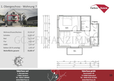 Wohnung zum Kauf 210.000 € 2 Zimmer 53,1 m² Kordel 54306