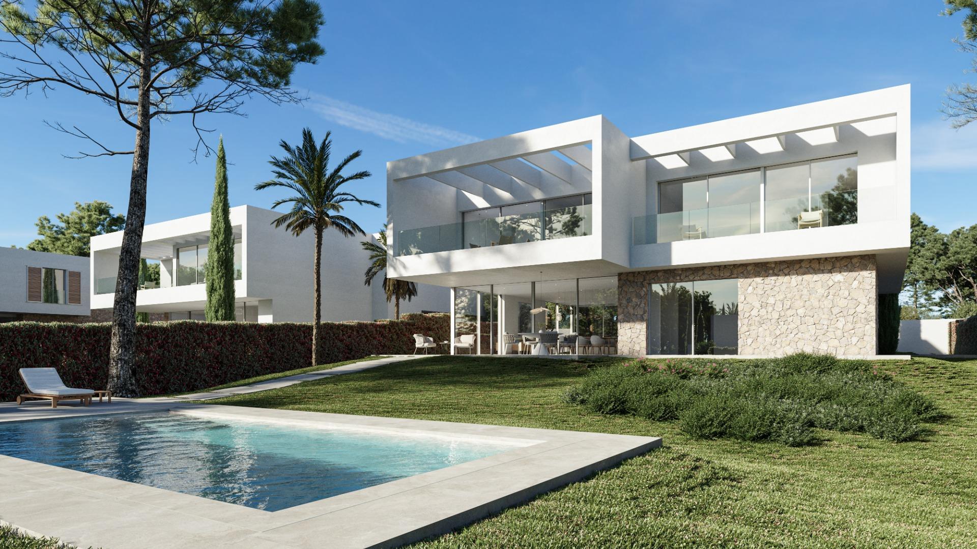 Villa zum Kauf provisionsfrei 3.700.000 € 10 Zimmer 446 m²<br/>Wohnfläche 1.365 m²<br/>Grundstück Carrer Costa de Calvià 5 Sol de Mallorca 07181