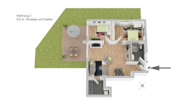 Wohnung zum Kauf 315.000 € 3 Zimmer 77 m² Anisweg 2 Reislingen Wolfsburg / Steimker Berg 38446