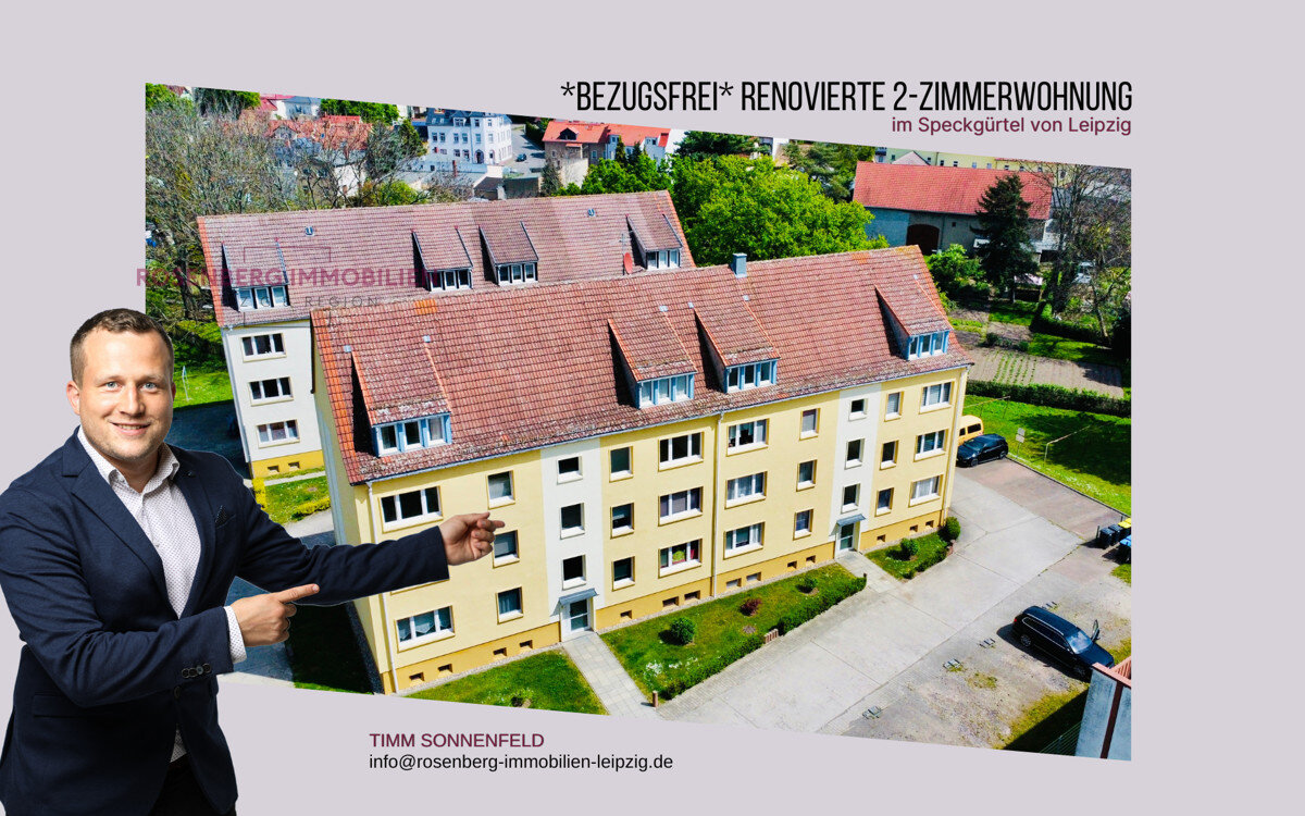 Wohnung zum Kauf 49.900 € 2 Zimmer 50 m²<br/>Wohnfläche Böhlener Straße 22 Rötha Rötha 04571