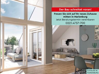 Wohnung zum Kauf provisionsfrei 599.900 € 3 Zimmer 85,7 m² 2. Geschoss Marienburg Köln 50968